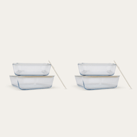 Glass Food Containers | Square
