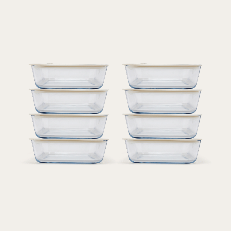 Glass Food Containers | Square