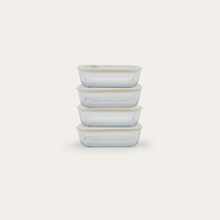 Glass Food Containers | Square