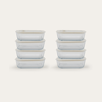 Glass Food Containers | Square