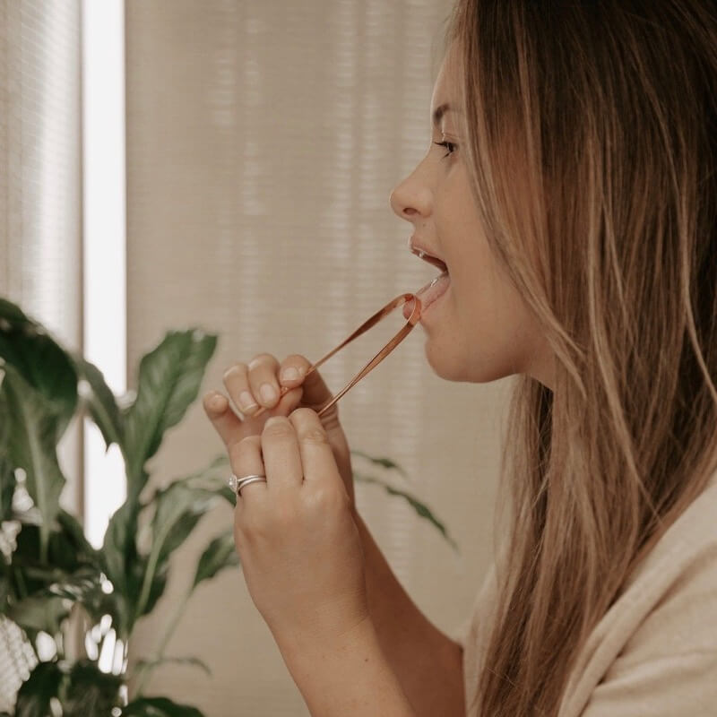 Tongue Scraping Technique