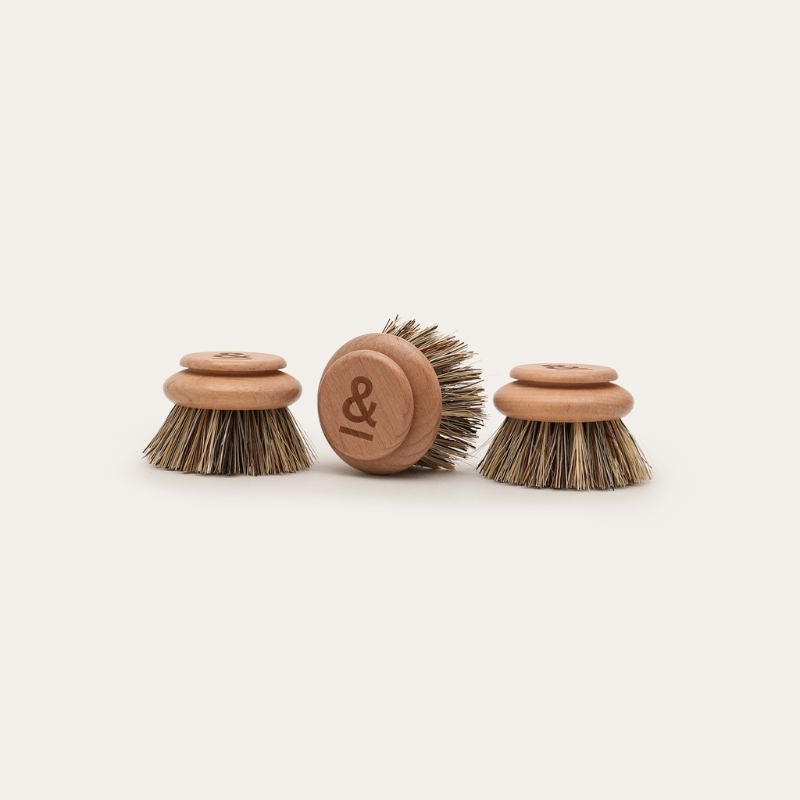 vegan friendly Dish scrubber head set