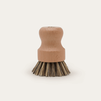 Beachwood and compostable plant fibres Pot Scrubber