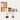 Ultimate Pantry Bundle of glass pantry jars, glass food containers and dip bowls with oat-coloured lids, with a choice of Tallow rectangle or Newrybar square jars
