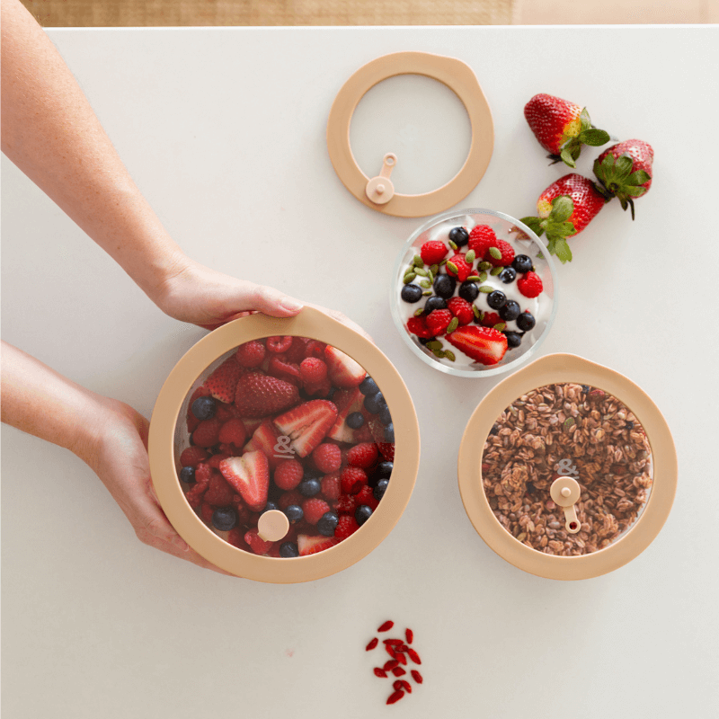 aesthetic food storage