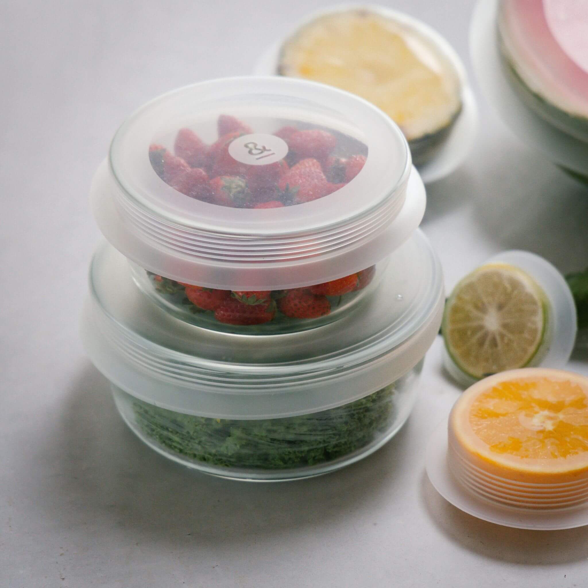 Reusable Stretch Lids - Set of 6