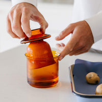 Glass French Butter Dish