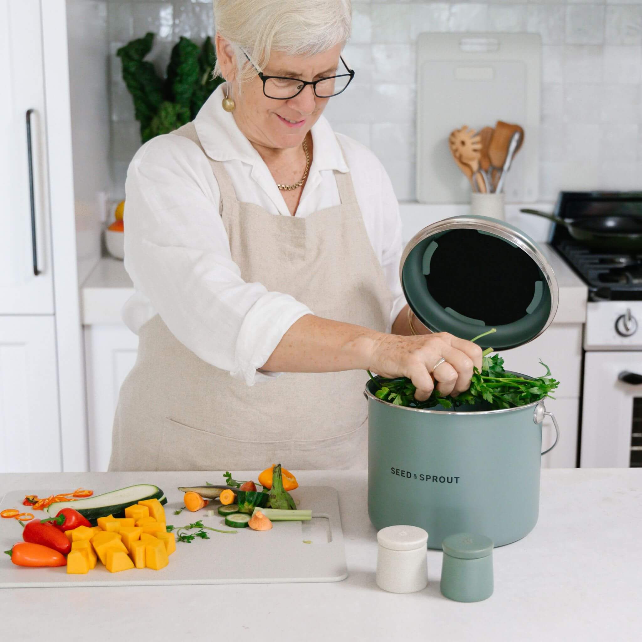 Compost Bin Charcoal Filter - 2pk 6.9L