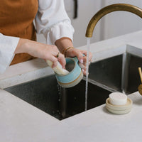 Compostable Sponge with Scourer