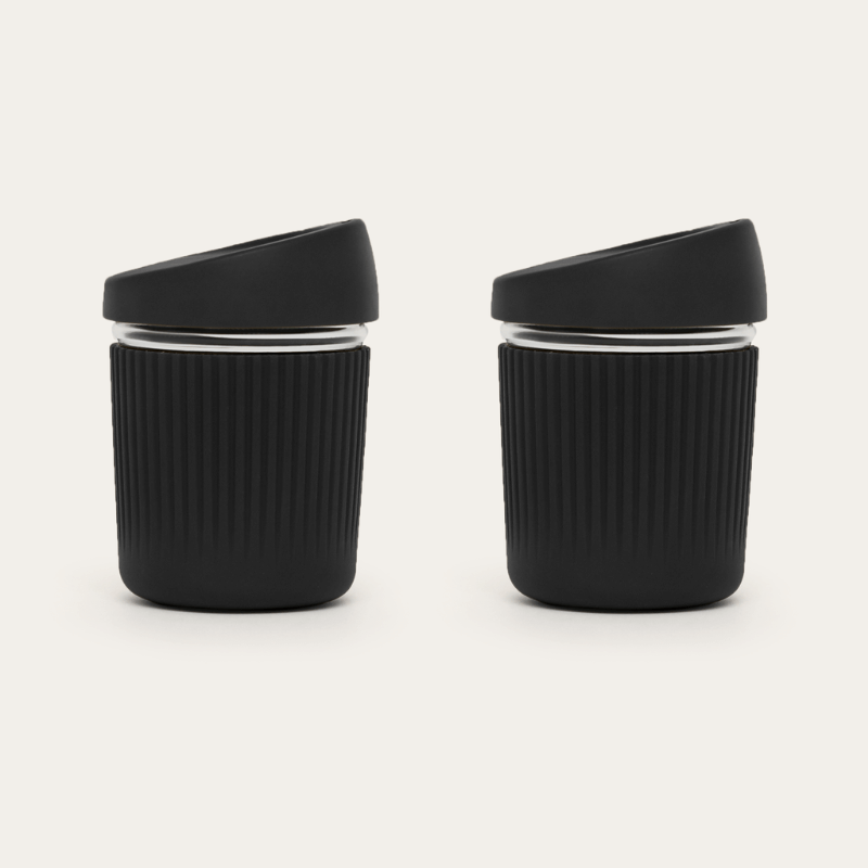 Reusable Glass Coffee Cup