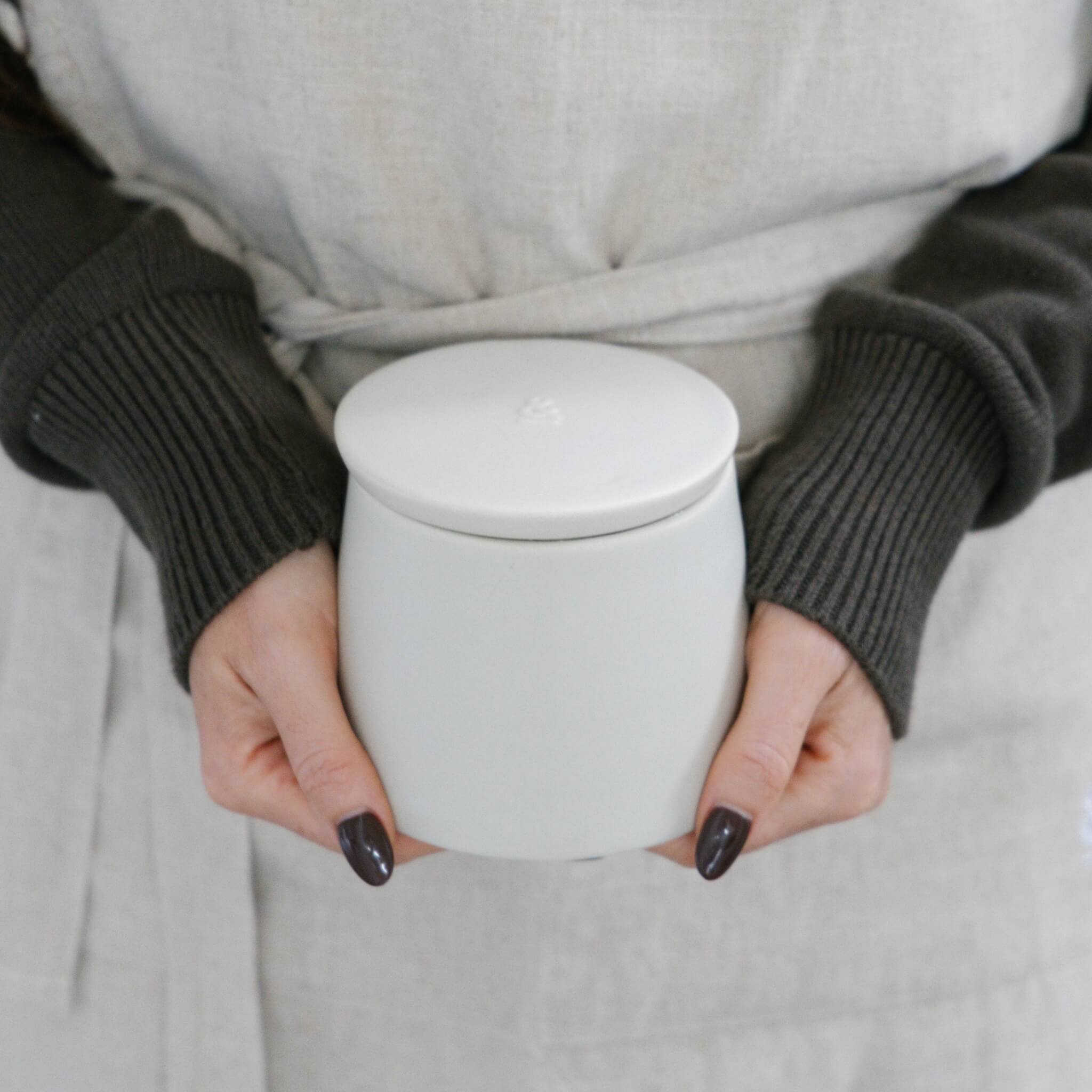 Ceramic French Butter Dish with Lid