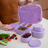 Silicone Bento Box & Snack Box Set | Bag