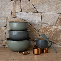 Enamel Serving Bowl Set