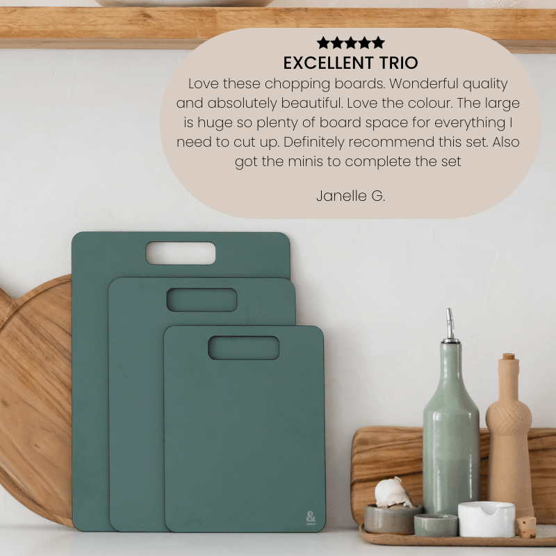 Wood Fibre Chopping Board Trio