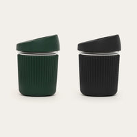 Reusable Glass Coffee Cup | 8oz