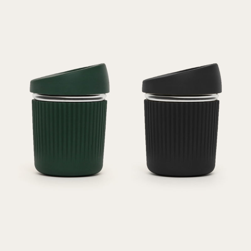 Reusable Glass Coffee Cup | 8oz