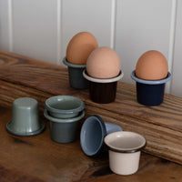 Enamel Egg Cup Set