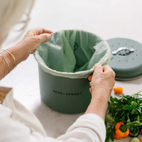 Bin Liners 8L - Sage