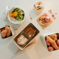 cream kitchen bin