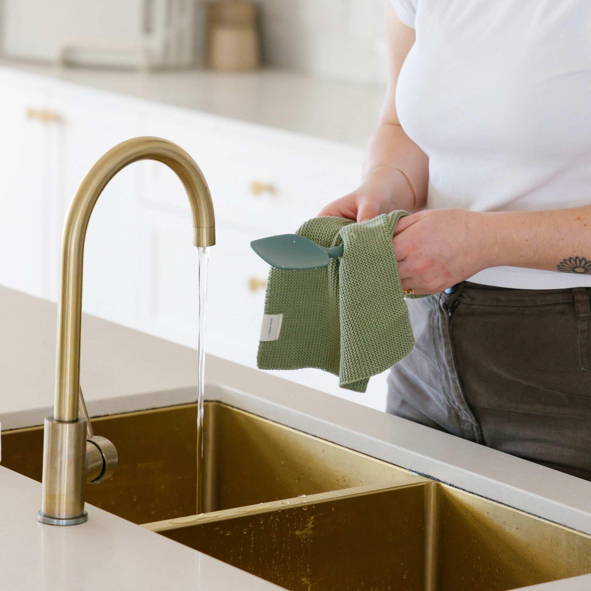 Knitted Dishcloth Set | Organic Cotton