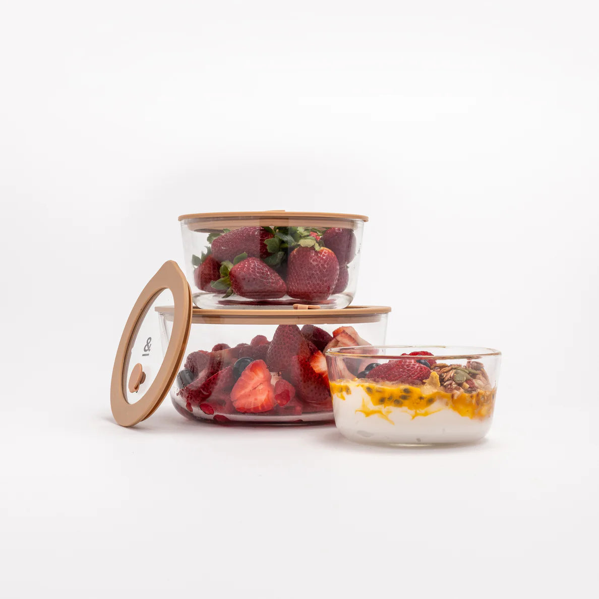 SECONDS | Glass Food Containers | Round