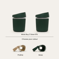 Reusable Glass Coffee Cup