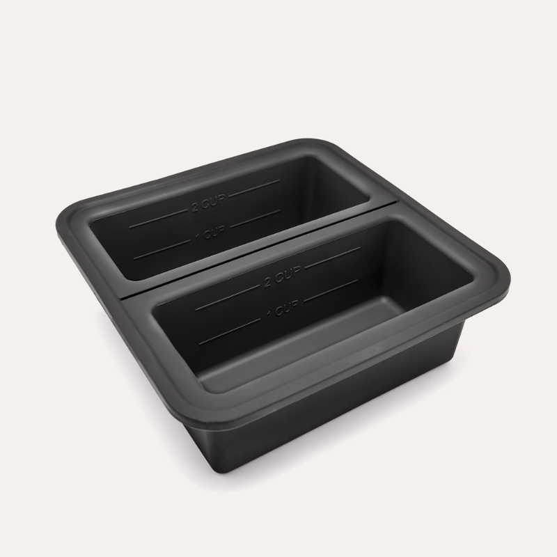 2 Portion Silicone Freezer Tray