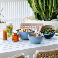 Enamel Serving Bowl Set