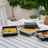 Enamel Covered Roasting Dish Set  | 2 Piece