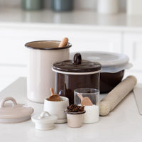 Enamel Storage Jar Set | 3 Piece Set