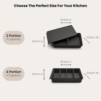 2 Portion Silicone Freezer Tray