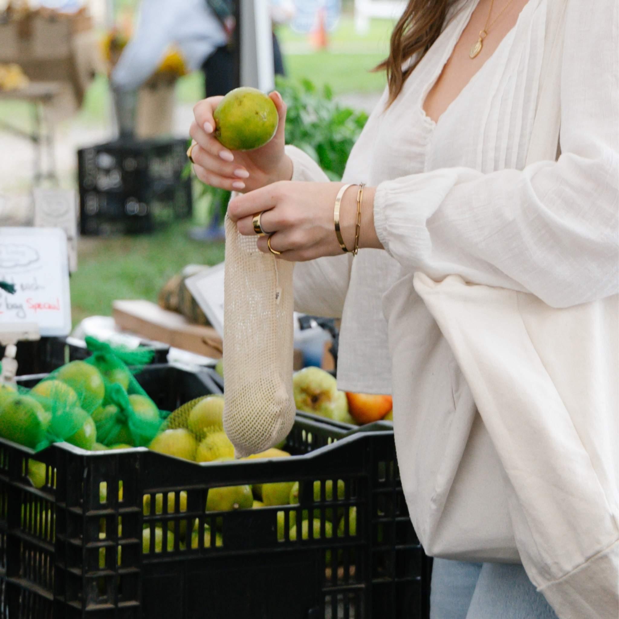 Organic Mesh Produce Bag - Set of 5