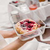 Glass Food Containers | Rectangle | Bases Only