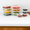 Glass Food Containers | Square 2pk