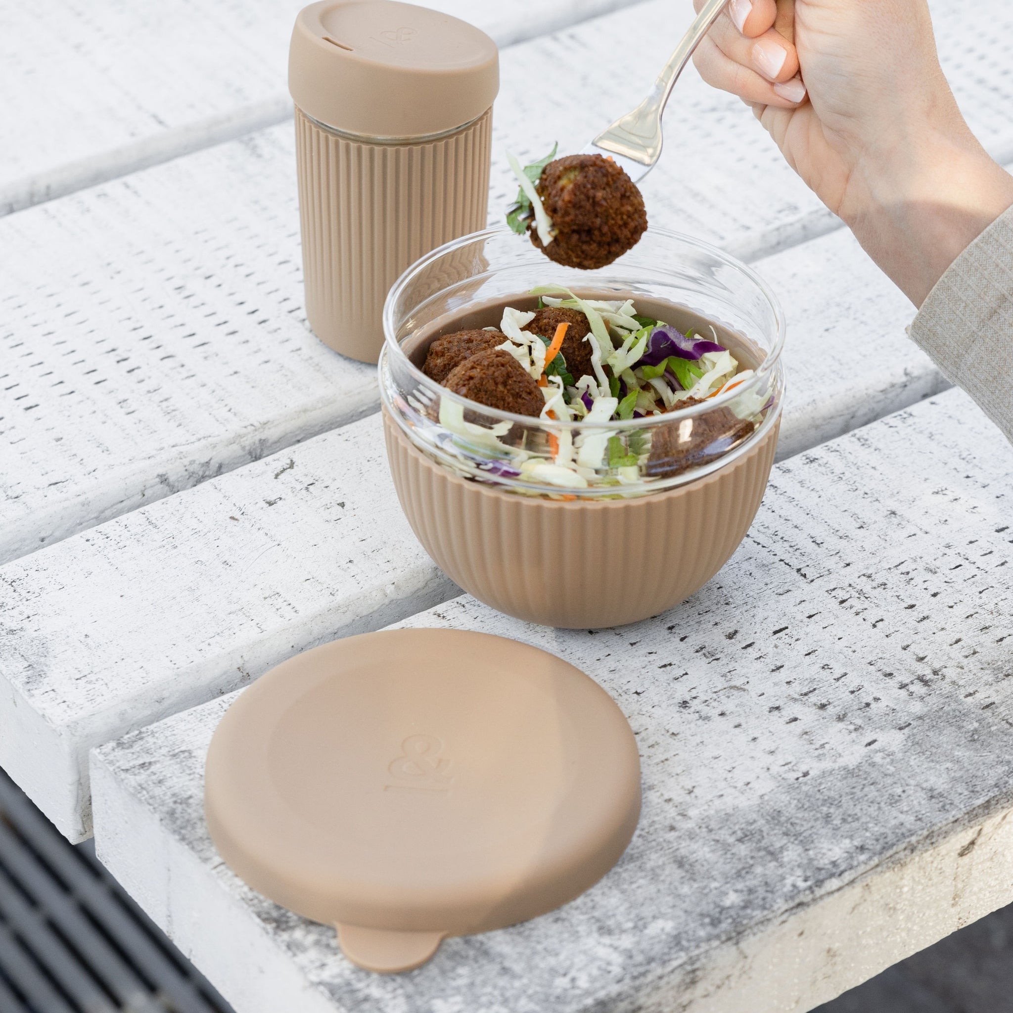 Glass Lunch Bowl Set
