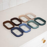 Tallow Rectangle Glass Pantry Jars | Lids Only