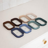 Tallow Rectangle Glass Pantry Jars | Lids Only