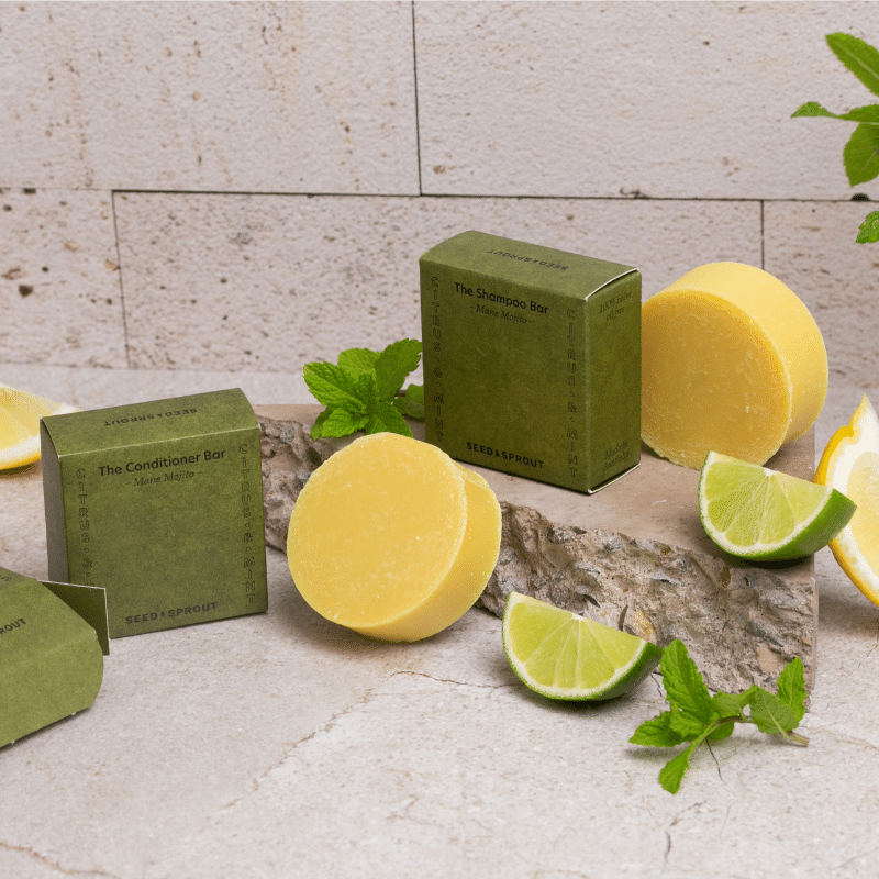 Shampoo & Conditioner Bar Set For curly hair