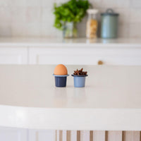 Enamel Egg Cup Set