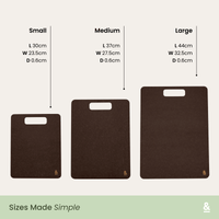 Wood Fibre Chopping Board Multibuy | Nutmeg