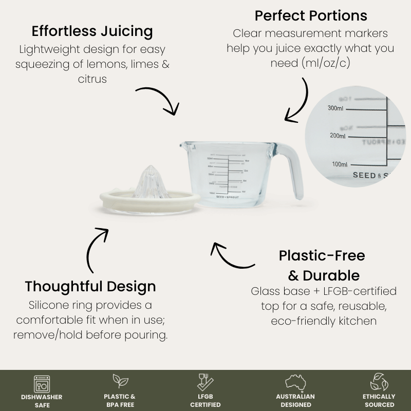 Glass and Silicone Juicer