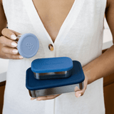 kids silicone snack pots