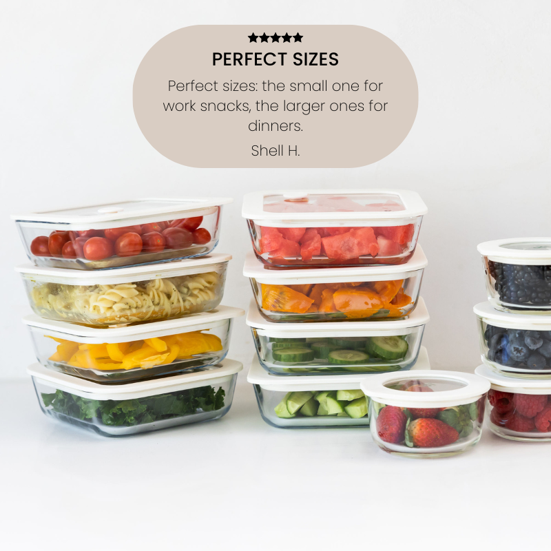 Lunch Prep Containers | 12pk Pre Order