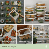 Meal Prep Containers Rectangle | 12pk