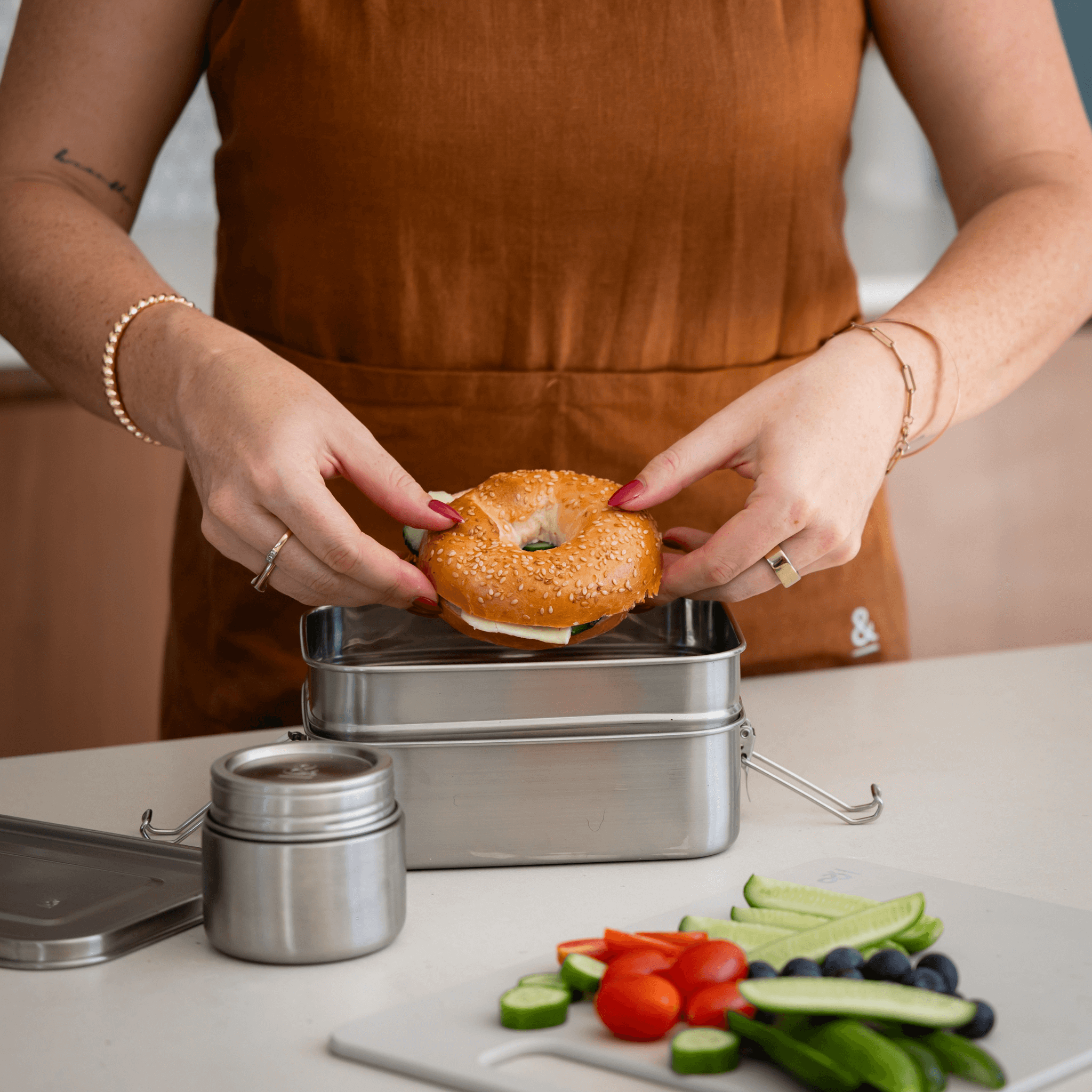 Double Layer Lunch Box | 1960ml