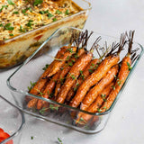 Glass Food Containers | Rectangle | Bases Only