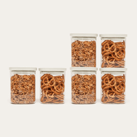 Newrybar Square Pantry Jars 2pk Multibuy