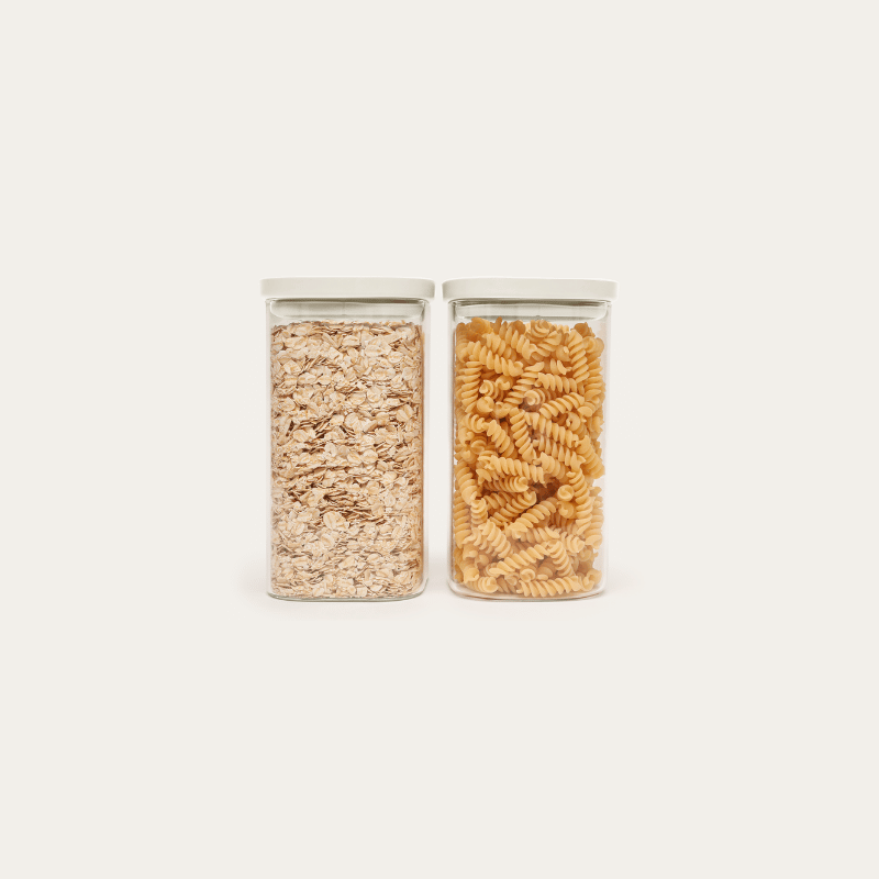Newrybar Square Pantry Jars 2pk Multibuy