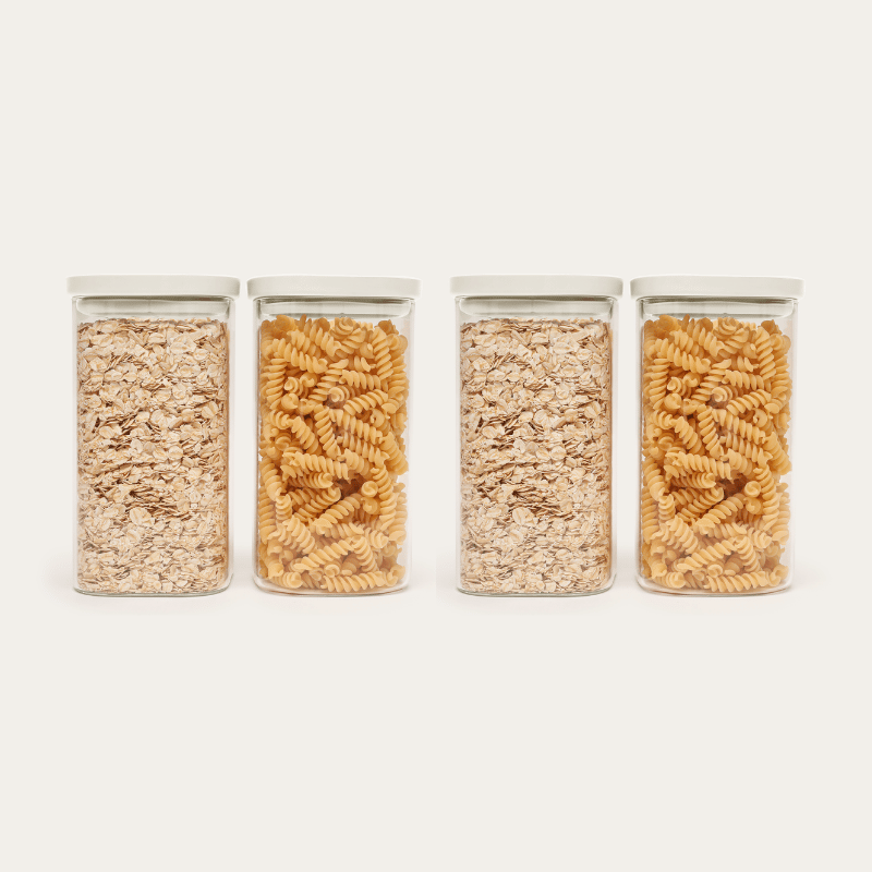 Newrybar Square Pantry Jars 2pk Multibuy