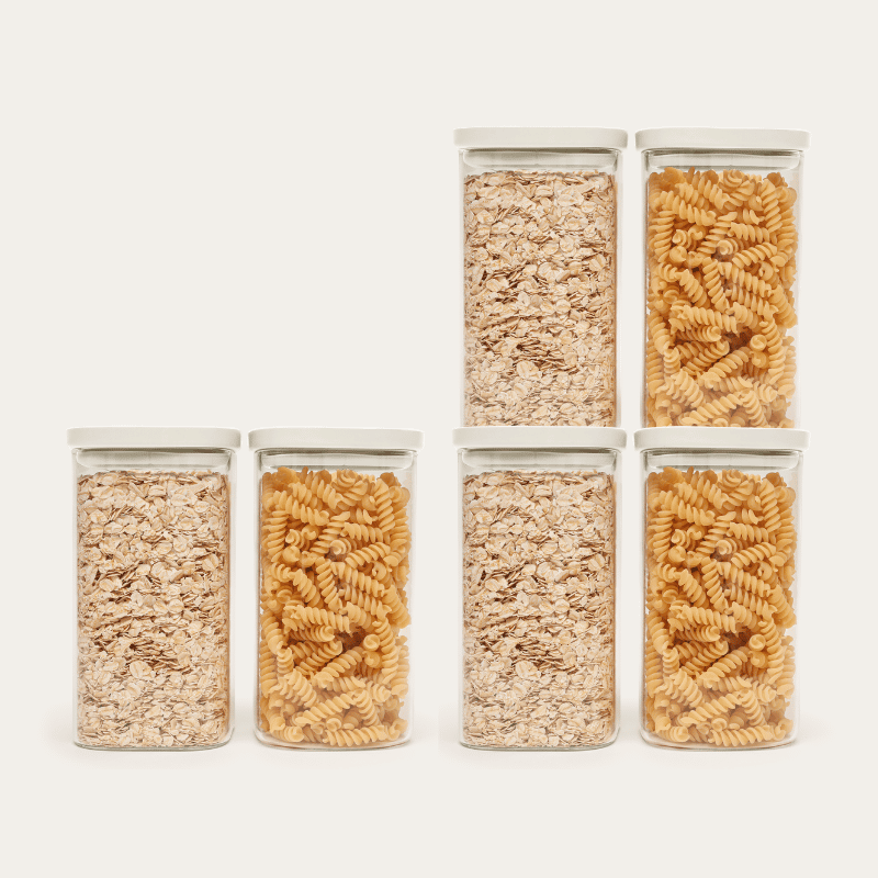 Newrybar Square Pantry Jars 2pk Multibuy